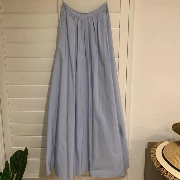 JILL STUART NWT 2 Piece Dress Faille Maxi Ball Skirt Bustier Crop Top - Picture 4 of 9